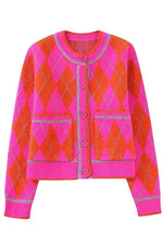 Argyle Sweater Pink