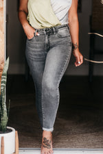 Spotted Grey Denim Jeans