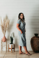 Must Have It Basic Dress Grey