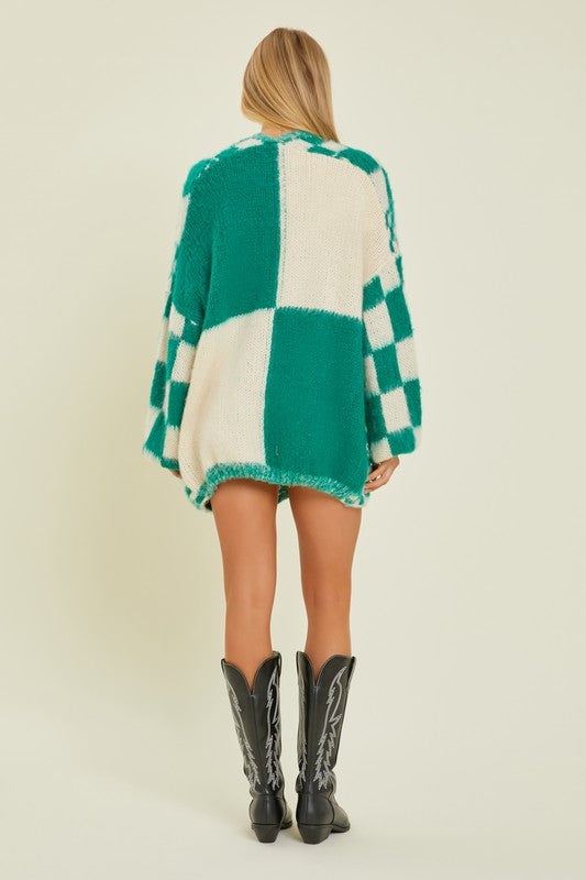 Groovy Sweater Teal Green