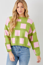 Block Party Sweater Pink