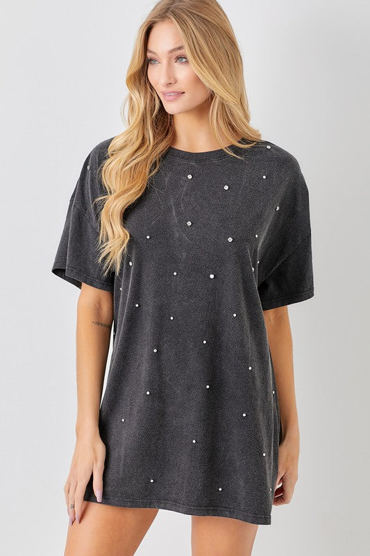 Sparkle's But Basic T-Shirt Dress