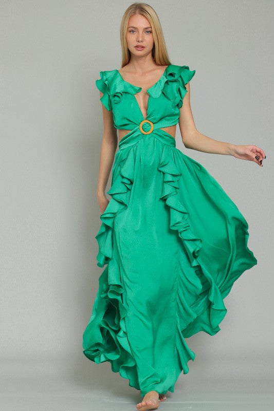 Beauty Maxi Dress Green