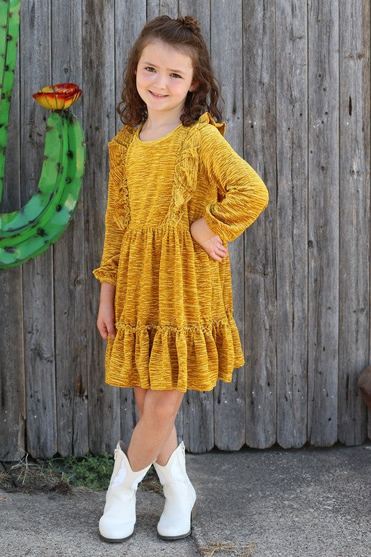 Sunflower Dress Girls L/ Sunflower Dress Girls L/