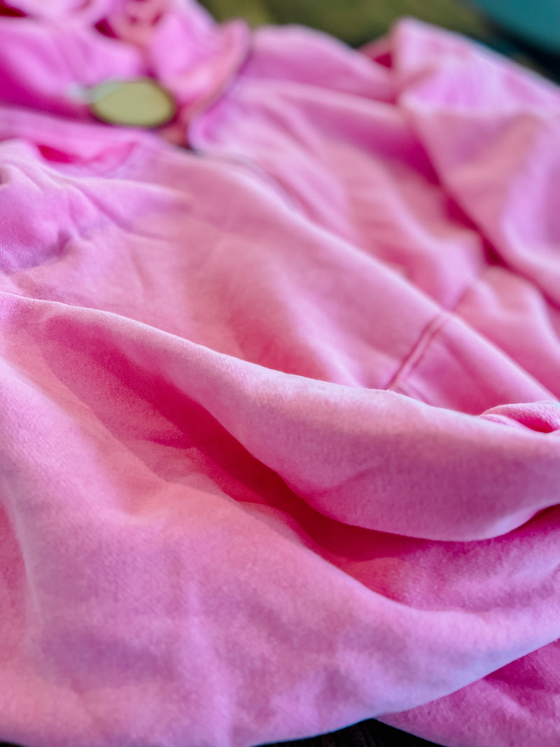 Stitched Sweatshirt Pink