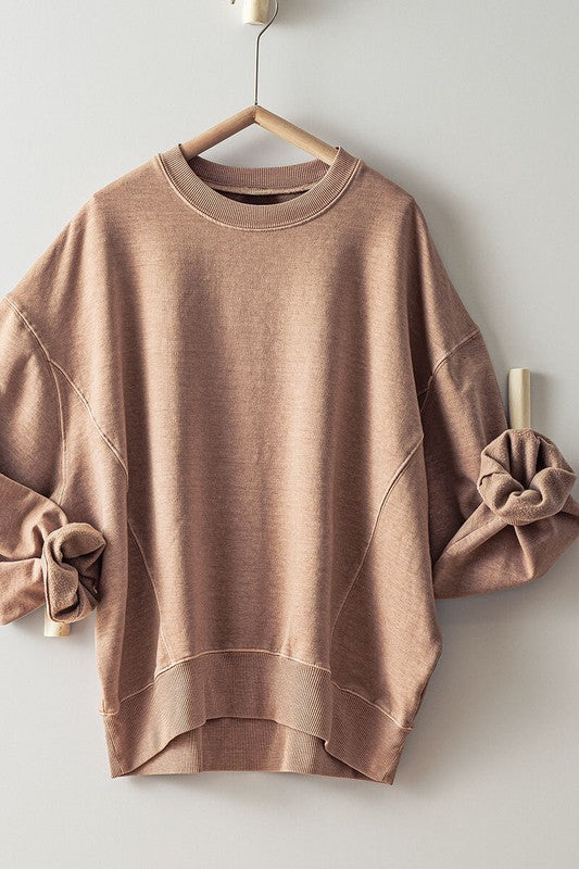 Lazy Days Pullover Taupe