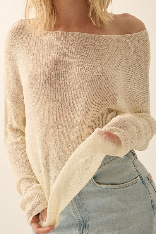 Beachy Sweater Off White