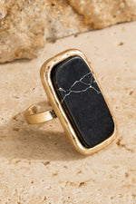 Stone Ring Black