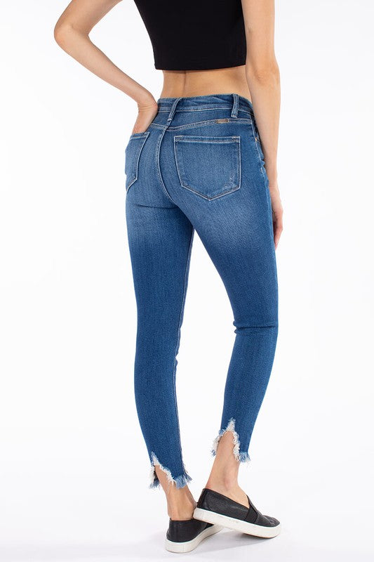 Edgy High Rise Jeans