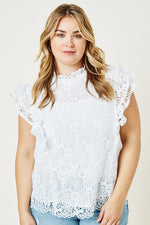 Melrose Lace Blouse Off White