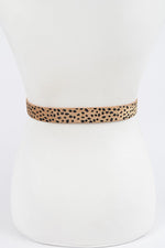 Designer Inspired Belt Leopard