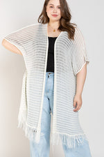 Open Waters Cardigan Off White
