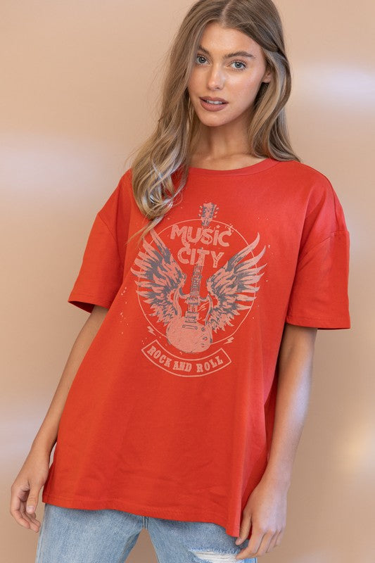 Music City T-Shirt Red