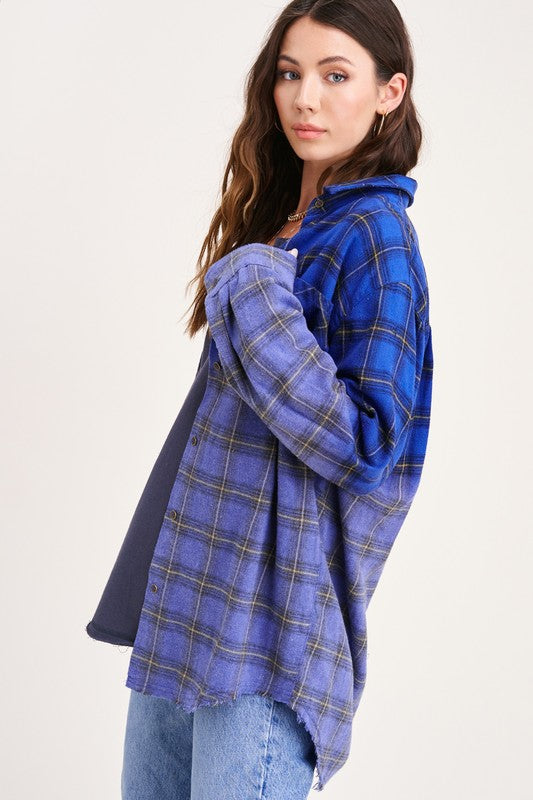 It's a Classic Ombré Plaid Blue