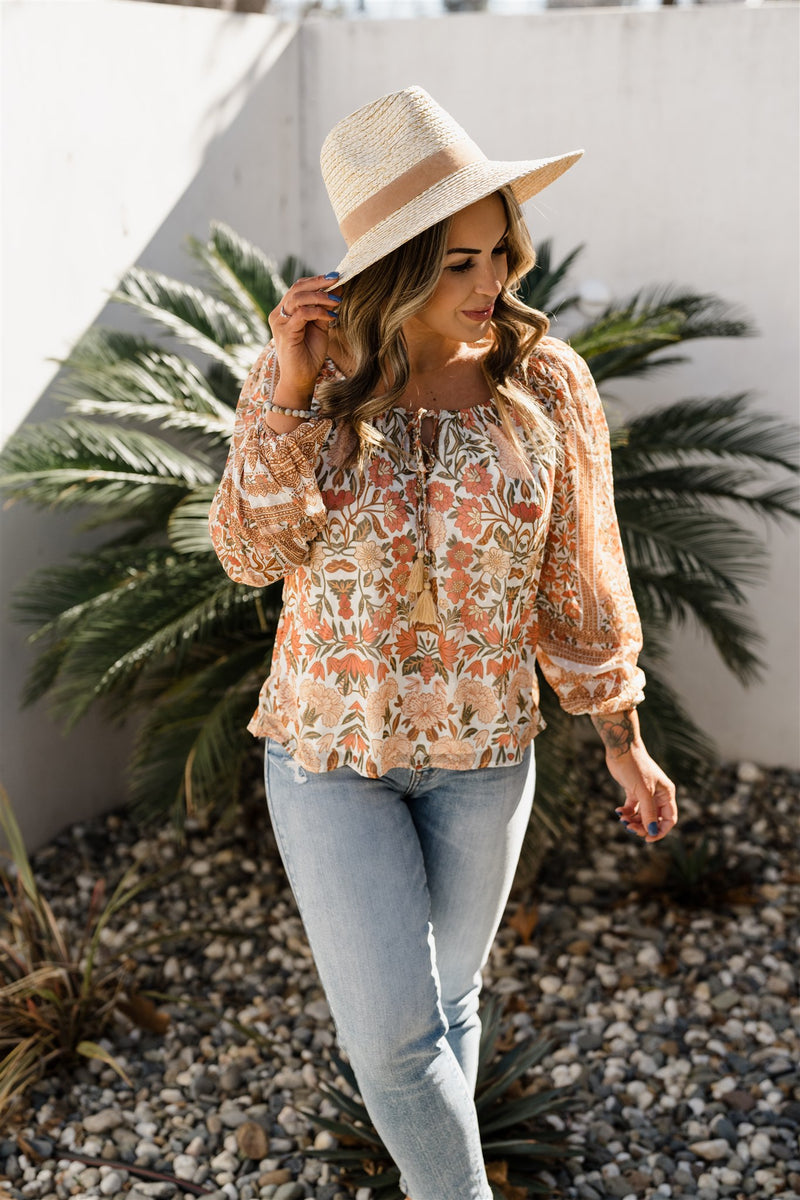 Love-colette Printed Blouse