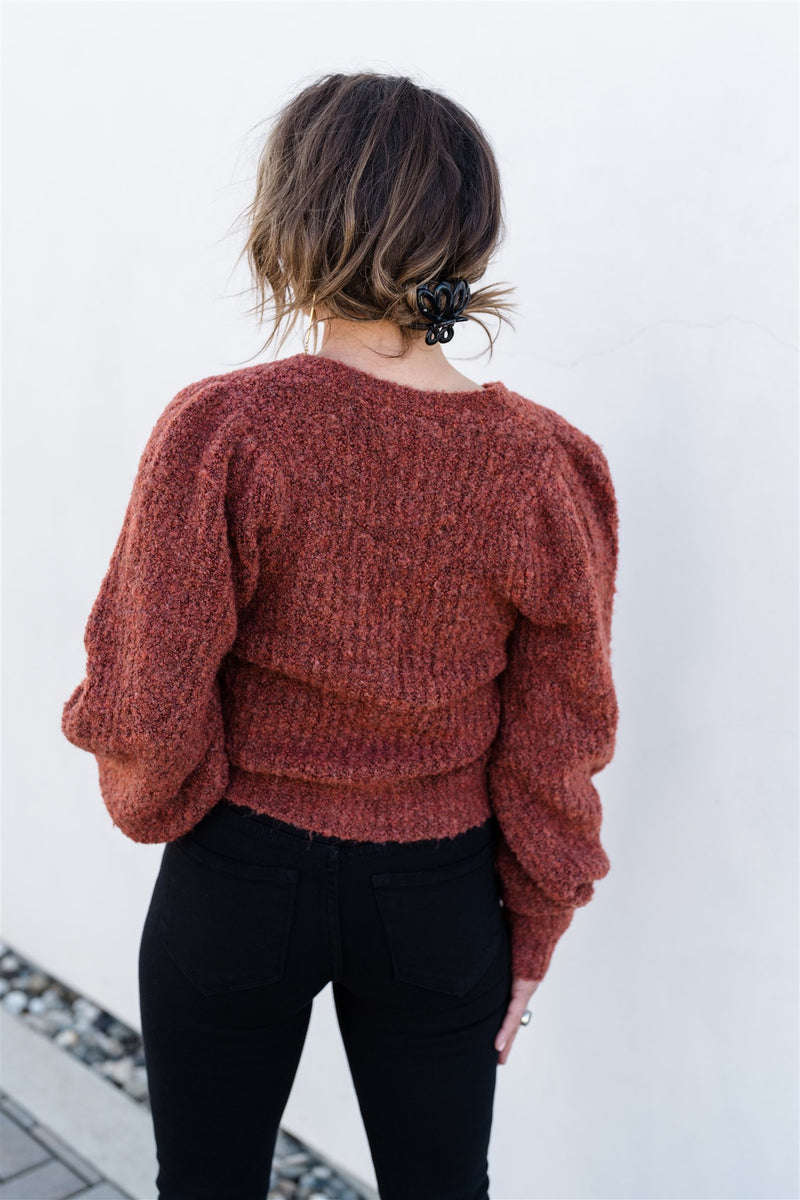 Functional Fuzzy Sweater Rust