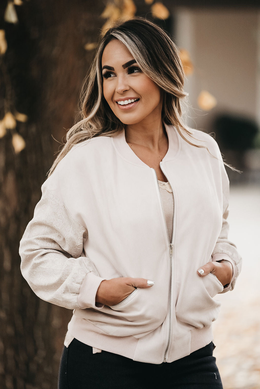 The Bomb Jacket Blush – Top Shelf Wardrobe