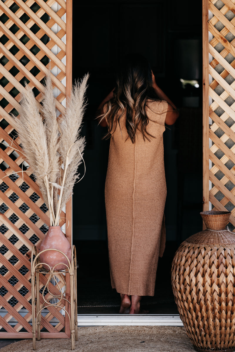 Apricot Knit Dress Top Shelf Wardrobe Apricot Knit Dress Top Shelf Wardrobe