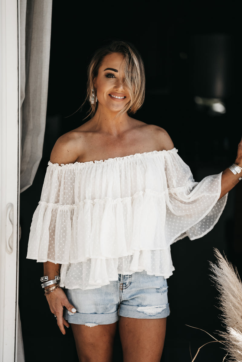 River Bend Blouse Off White