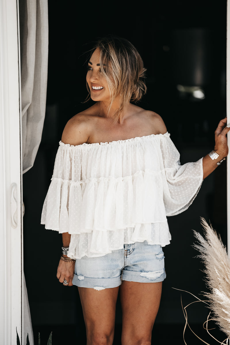 River Bend Blouse Off White