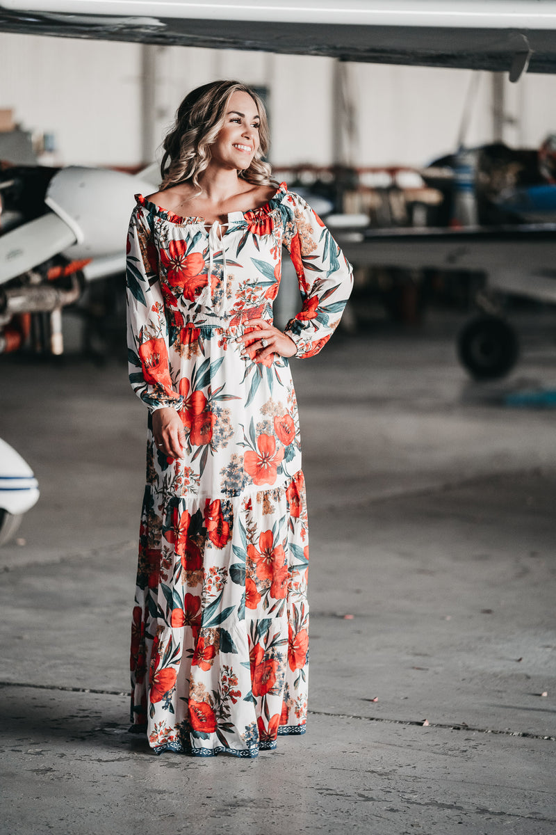 Hawaiian Maxi Dress Large Hawaiian Maxi Dress Large