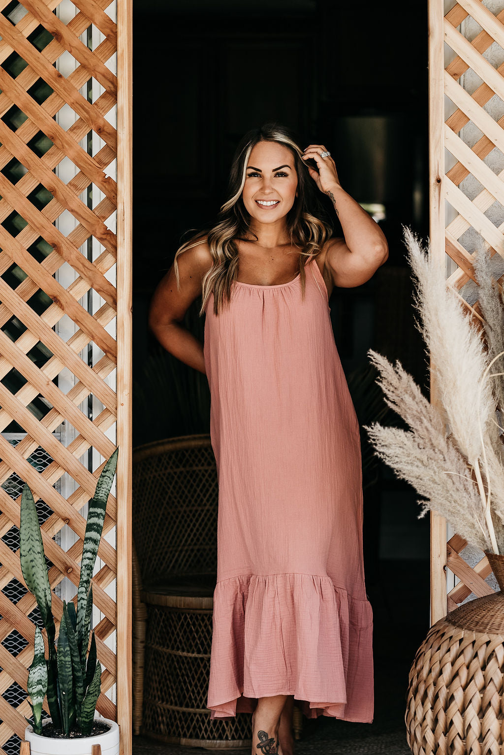faded rose maxi dress ASOS LUXE - Ruched Maxi Dress - Women - Polyester/Polyacrylate - 6 US