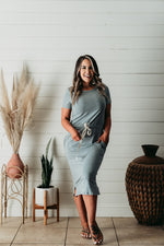 Must Have It Basic Dress Grey