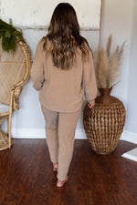 Sophisticated Joggers Taupe