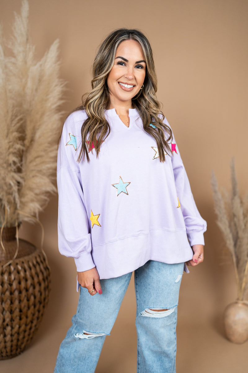 Sparkled Star Sweatshirt