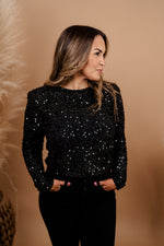 Sparkle & Shine Bodysuit Black