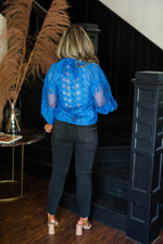 Work Day Blouse Blue