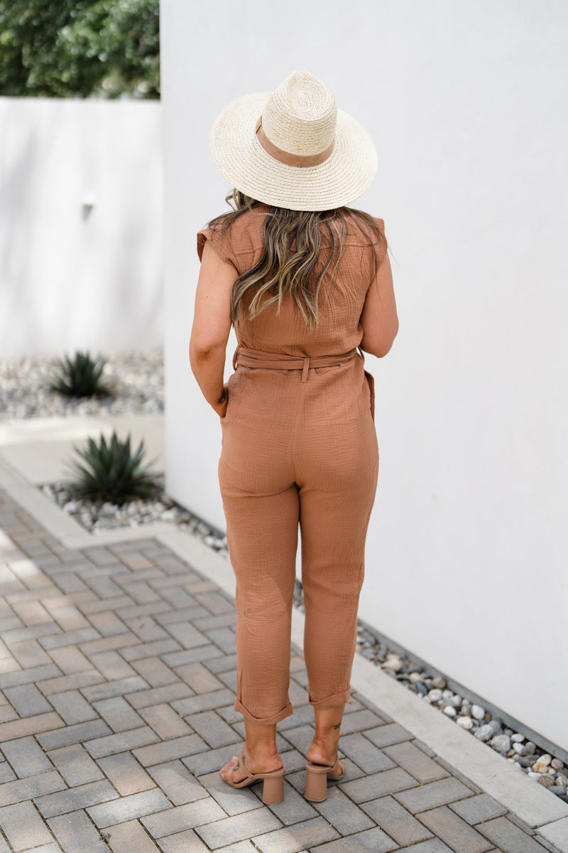Into It Jumpsuit Amber