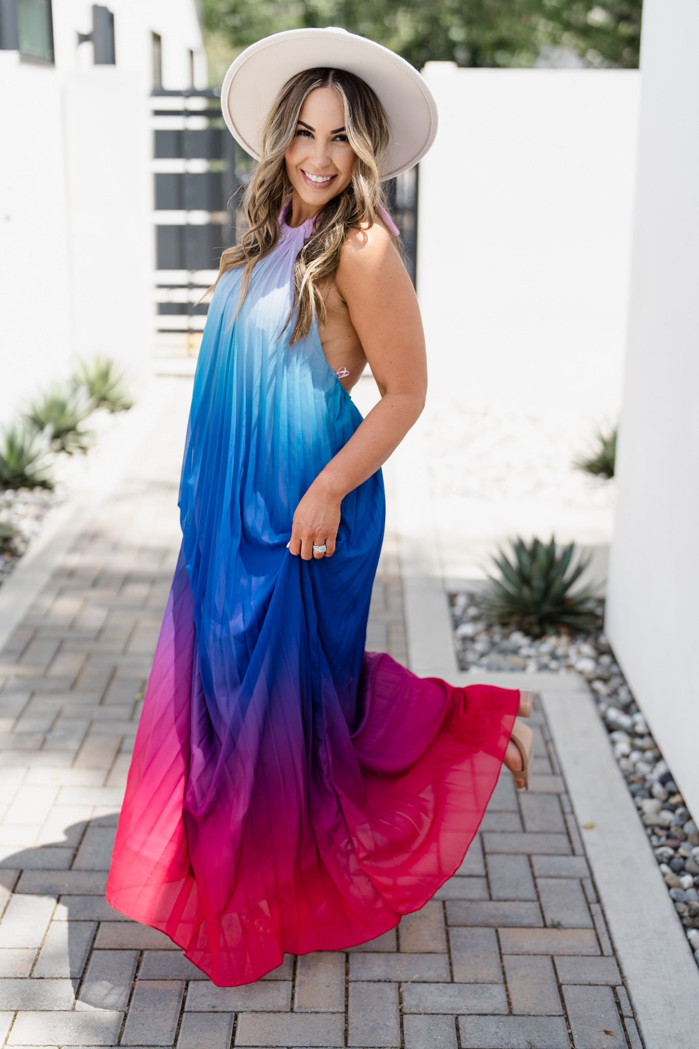 Ombré Feels Maxi Dress Large