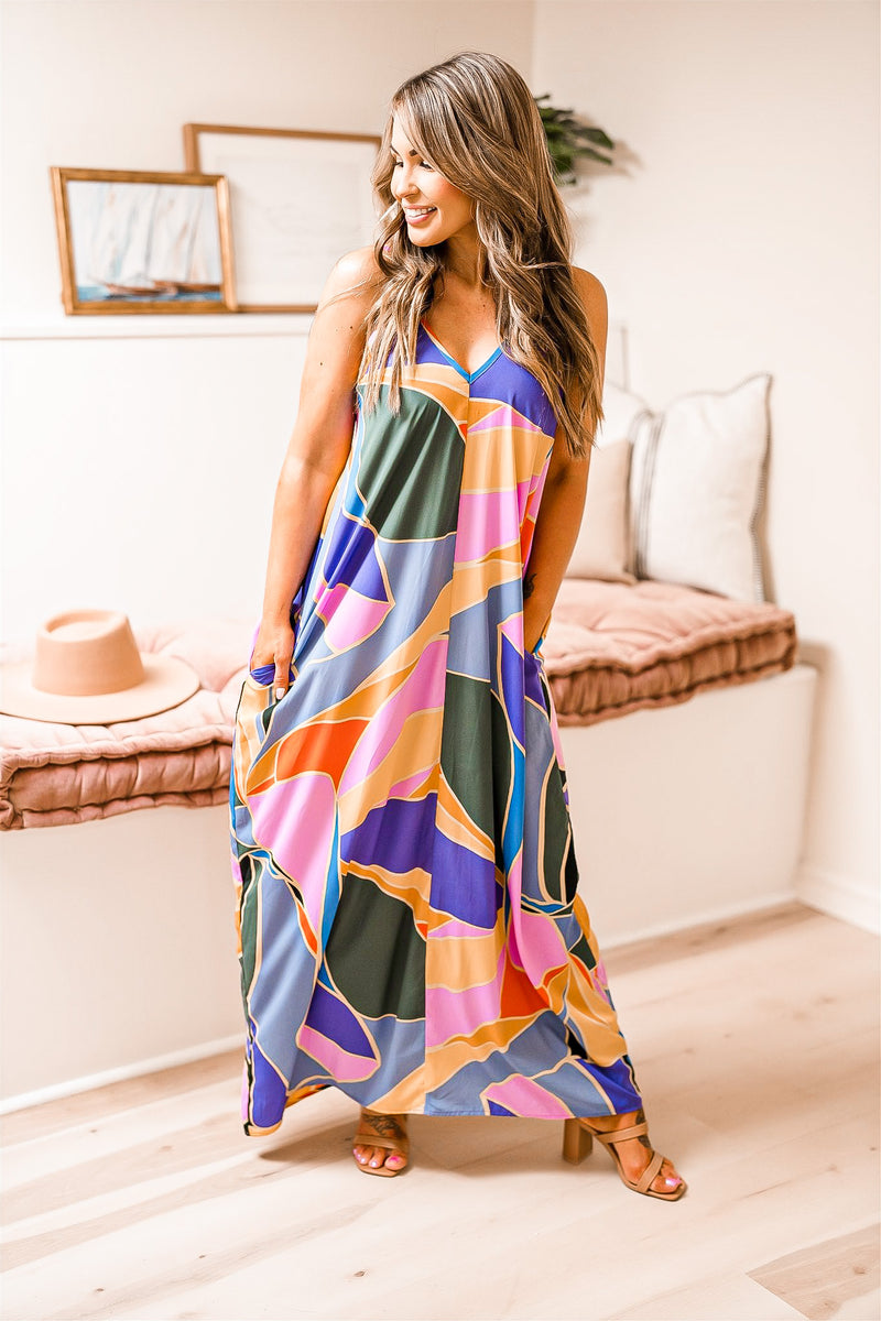 Vacay Mode Maxi Dress Purple