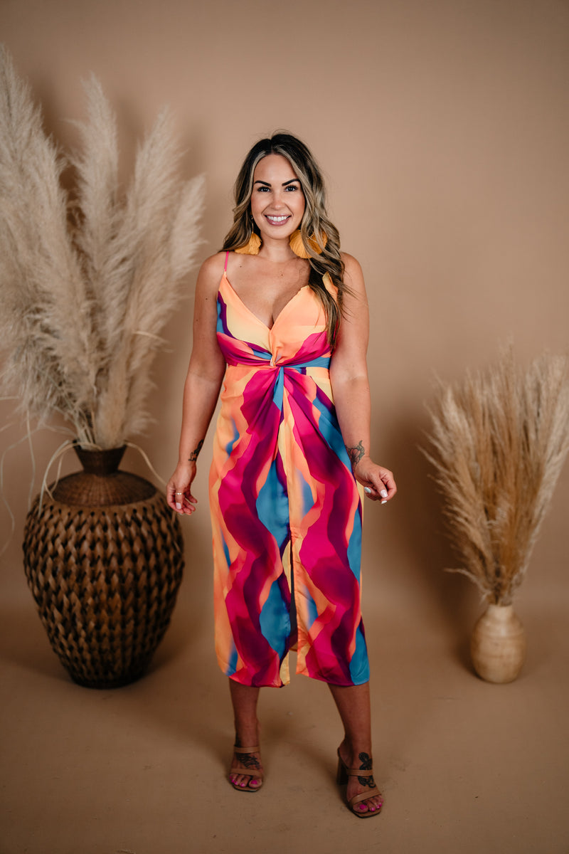 Sunset Vibes Midi Dress Top Shelf Wardrobe Sunset Vibes Midi Dress Top Shelf Wardrobe