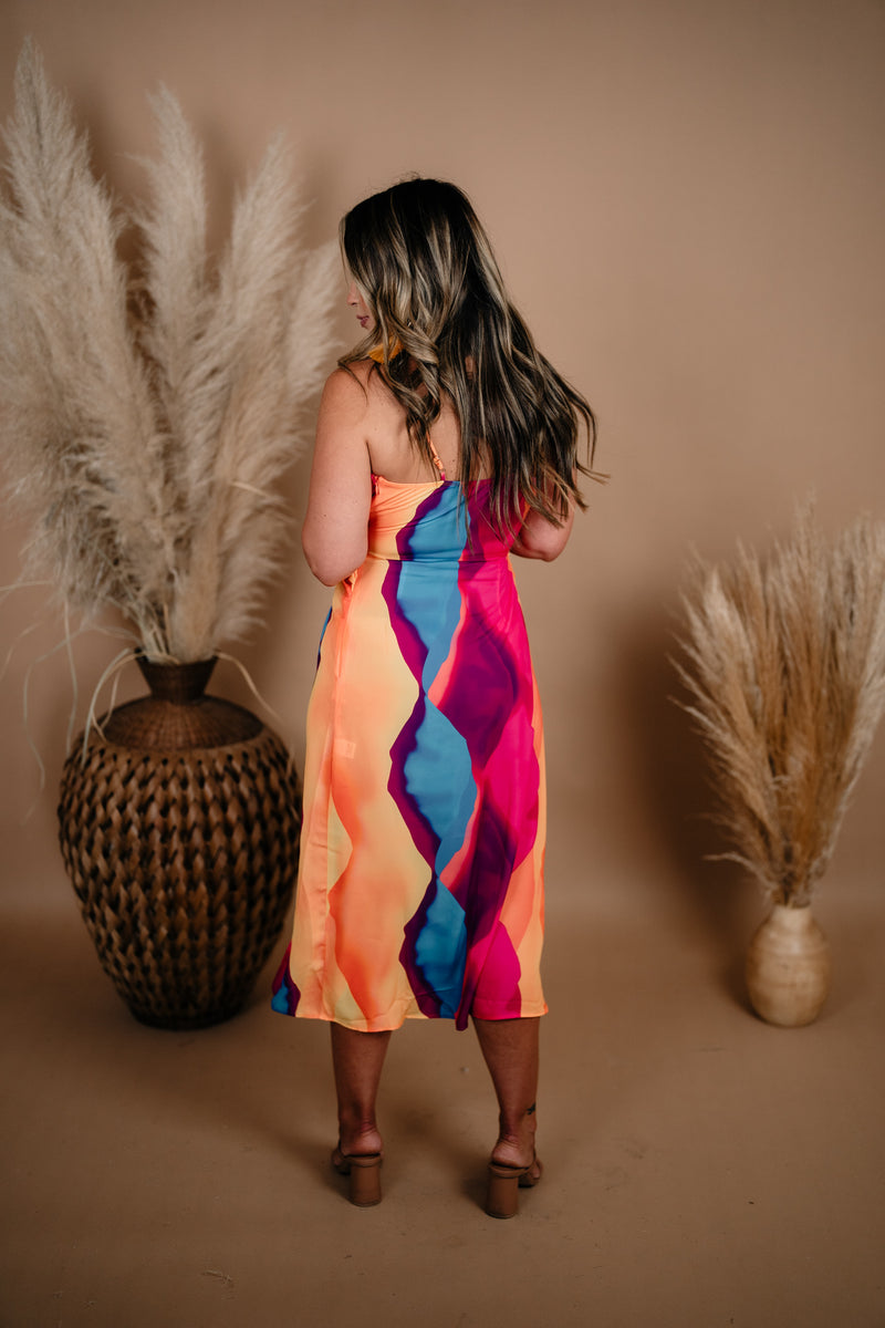 Sunset Vibes Midi Dress Top Shelf Wardrobe Sunset Vibes Midi Dress Top Shelf Wardrobe