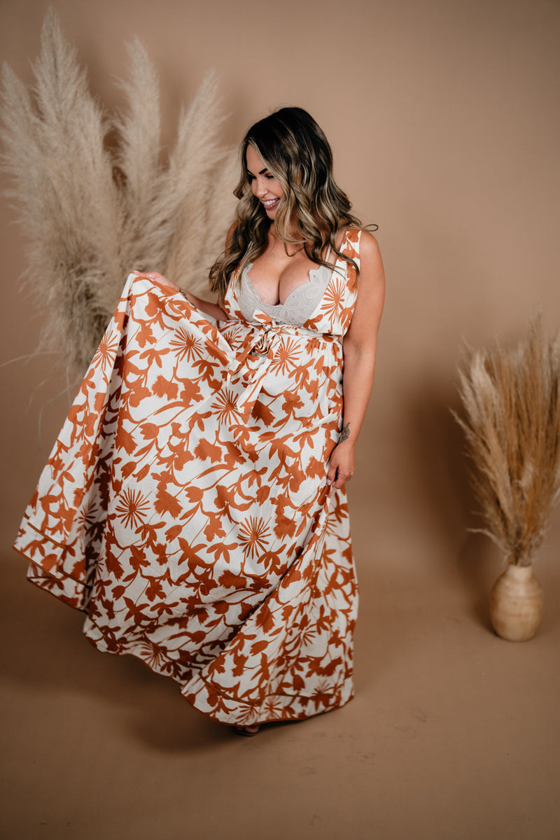 garden party maxi dresses Garden Party Smocked Floral Maxi Dress | Trendy Woman Dress